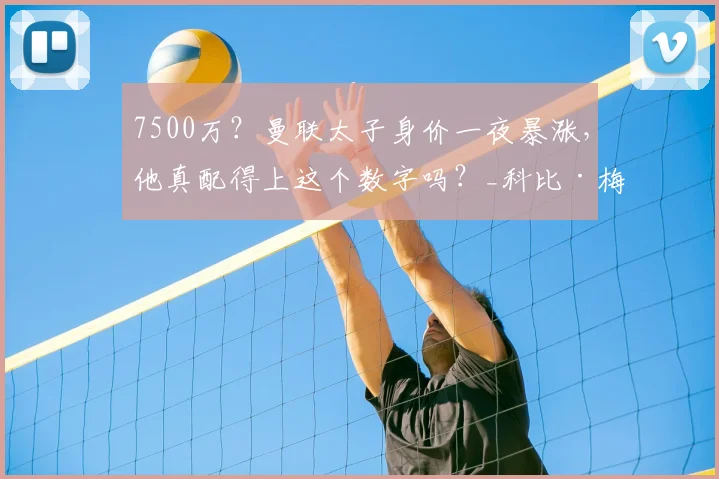 7500万？曼联太子身价一夜暴涨，他真配得上这个数字吗？_科比·梅努_青训_中场