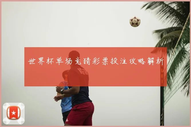 世界杯单场竞猜彩票投注攻略解析